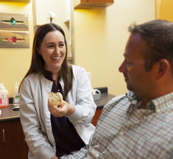 photo of team member smiling