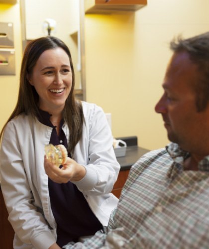 photo of team member smiling