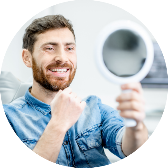 Exterior of the front door to dental office in Mount Pleasant